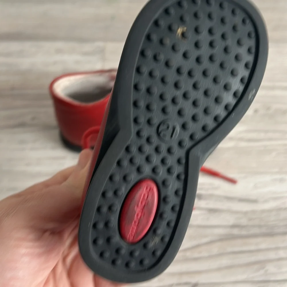Babybotte leather boots red French - Picture 3 of 5
